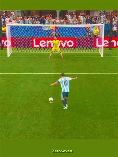 This is why Messi takes better penalty than Ronaldo