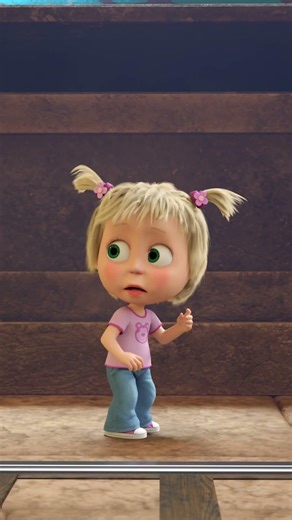 Boo! Scared? Don't be afraid! 🙀👀 #WonderPark #MashaAndTheBear #Shorts #cartoons #SpecialEpisode