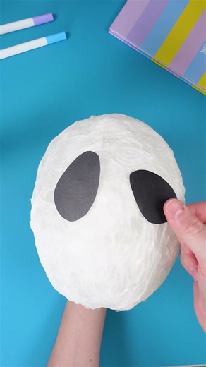 DIY Funny Halloween Night Light! 🎃💡 Easy Spooky Craft #diy #halloween #shorts