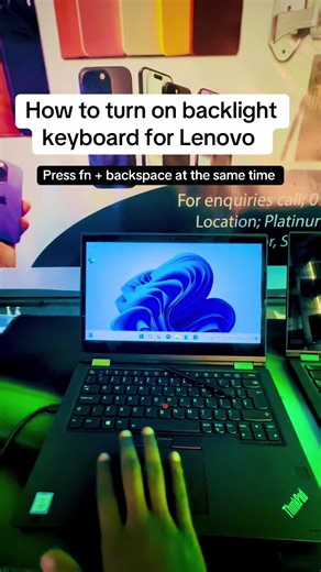 Activar el teclado retroiluminado en Lenovo