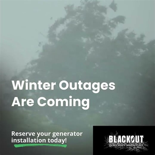 Winter outages are coming. Be ready! #generac #generator #oklahoma #beprepared