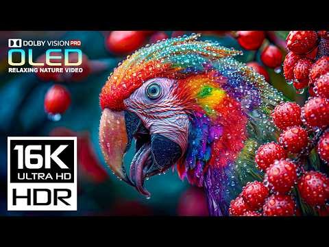 16K HDR Nature Paradise | 120FPS Dolby Vision | Ultimate OLED Display Showcase