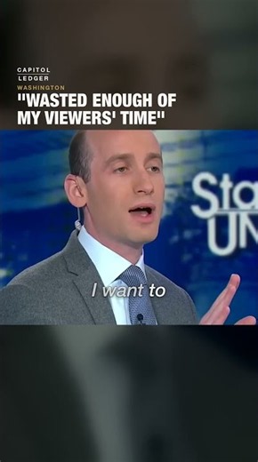 2018: Tapper to Stephen Miller: "I think I've wasted enough of my viewers' time"