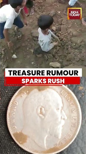 VIRAL: Excavation Sparks Treasure Rumours In Jhansi, Crowd Gathers To Search For Coins