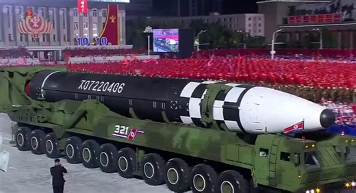 🚨North Korea unveils massive new ballistic missile at military parade🇰🇵