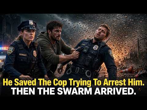 He Saved The Cop Trying To Arrest Him. Then The Swarm Arrived | Realistic ai movie | #movie