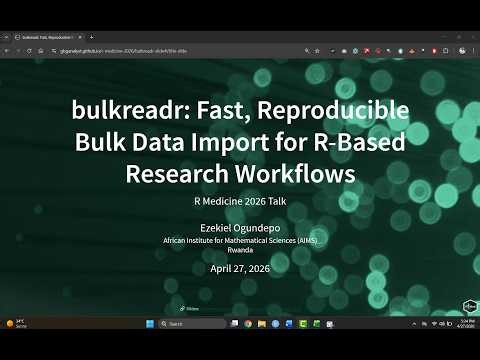 bulkreadr: Fast, Reproducible Bulk Data Import for R-Based Research Workflows