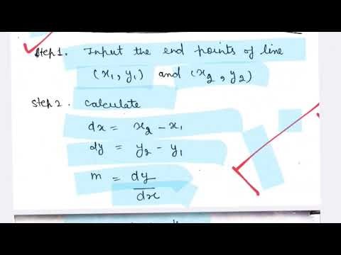 DDA algorithm and numerical | full course of computer graphics in details