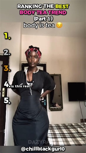 Ranking Best Body Tea Trend - Part 1