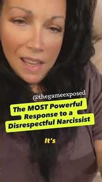 The MOST Powerful Response to a Disrespectful Narcissist
