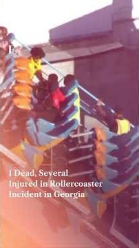 1 Dead, Several Injured in Rollercoaster Incident in Georgia
