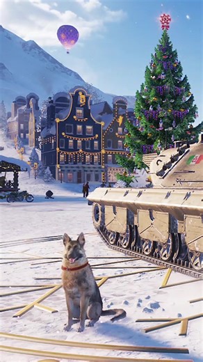 While you’re in battle… Chaffee is living his best holiday life 🐶 What do you think he’s up to? #wot #worldoftanks #dogs
