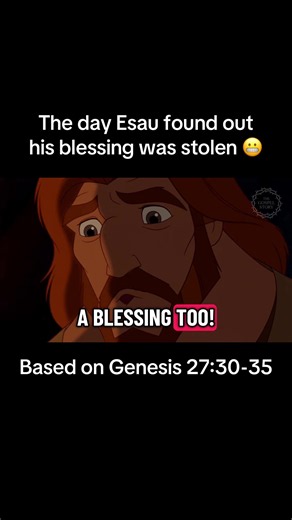The day Esau found out his blessing was stolen 😬 #seedance #genesis #jacobandesau #christian #biblestories