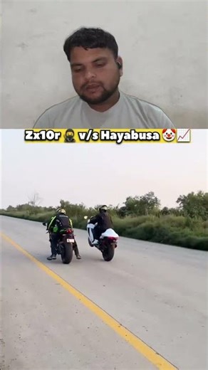 KAWASAKI ZX10R VS SUZUKI HAYABUSA DRAG RACE CHALLENGE 😱 || ZX10R VS HAYABUSA FAVOURITE BIKE