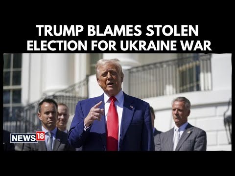 Trump Revives 2020 Election Conspiracy, Blames “Stolen Election” For Ukraine War | Biden, Putin-N18G
