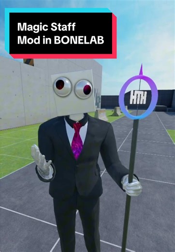 Magic Staff Mod in BONELAB | #bonelab #vr #magic #funny #2026 | bone lab