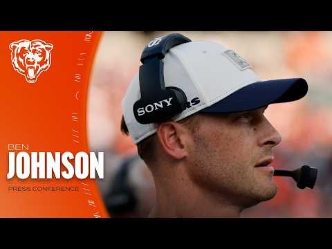 Ben Johnson on Bears' performance against Bengals | Press Conference