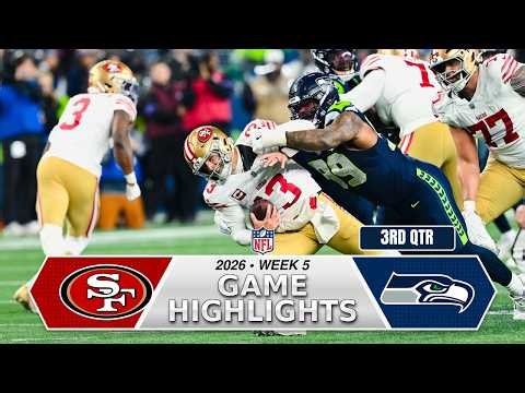 Seattle Seahawks vs San Francisco 49ers Game Highlights 3rd-Qtr | Oct 11, 2026 NFL Week 5
