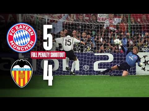 Legend Kahn saves 3 penalties! | FULL PENALTY SHOOT-OUT | FC Bayern - FC Valencia | UCL-Final