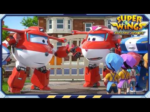 Superwings | S8 Highlight | Two JETTs Calamity | Electric Heroes | Ep.15