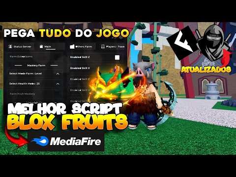 SAIU AGORA!!💥 NOVO SCRIPT BLOX FRUITS PARA CELULAR NOVAS FUNÇÕES AUTO FARM - (MOBILE e PC)