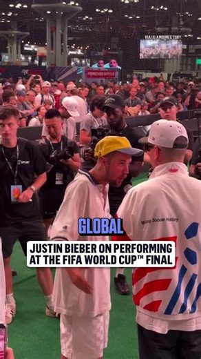 Justin Bieber is excited to perform at the FIFA World Cup Final Halftime Show