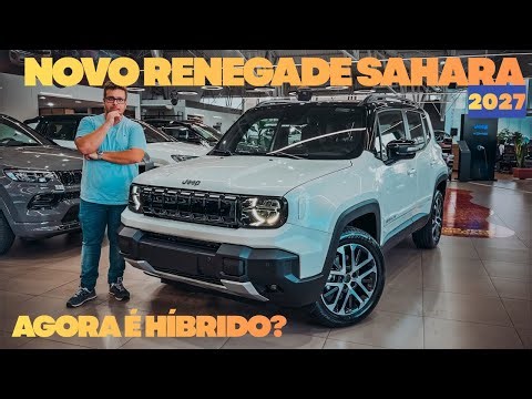 NOVO JEEP RENEGADE 2027 SAHARA - FINALMENTE ATUALIZARAM O INTERIOR!