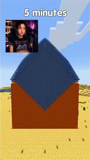 Fast Lava Tower in Minecraft VS Verity 🤔 #minecraft #shorts