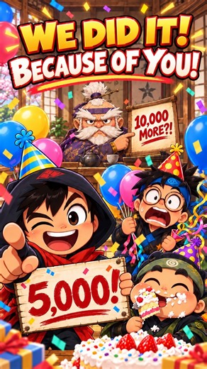 We Hit 5,000 Because of YOU! ❤️ But Master Jiro Just Dared Us to Do WHAT.....?!?
