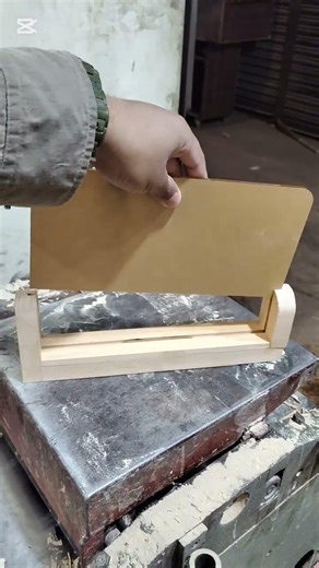 “LED Base Wooden Piece with Acrylic Insert | Creative Woodwork Idea”