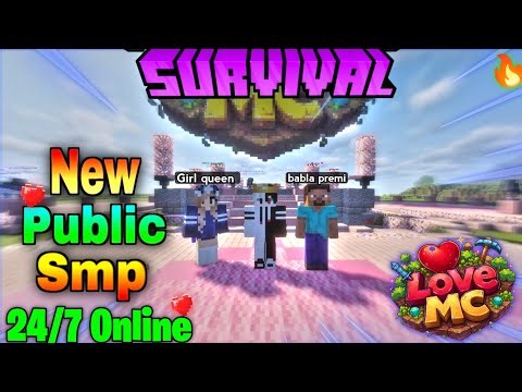 Best Free Survival Public Smp Server Minecraft 🥇 | Java + Bedrock | 24/7 Online | Anyone Can Join ✈️