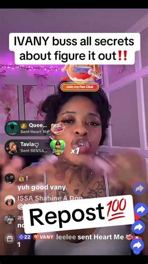 #ivany buss up all secrets about figure it out ‼️😳 | figure it out