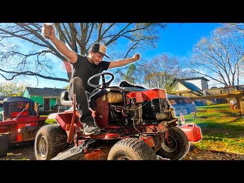 Blown Motor Revival! Saving a Worthless Abandoned Mower because I HAD TO...