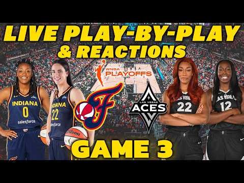Indiana Fever vs Las Vegas Aces | Live Play-By-Play & Reactions