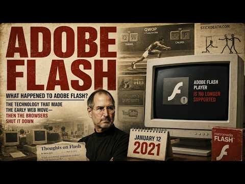 What Happened to Adobe Flash? The Technology That Made the Early Web Move—Then Browsers Shut It Down