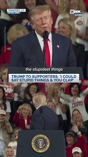 Trump Mocks His Own Supporters: 'I Could Say The Stupidest Things & You Clap'
