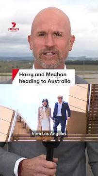 Prince Harry and Meghan Markle on their way to Australia for tour