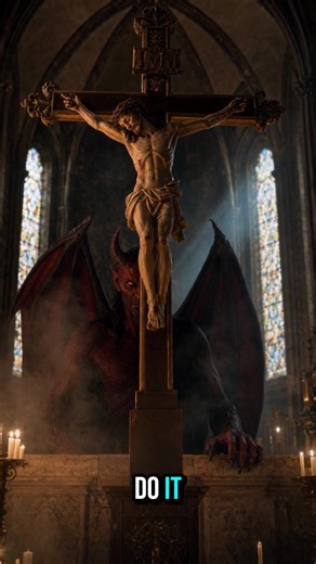 Cross Falls On Priest | priest