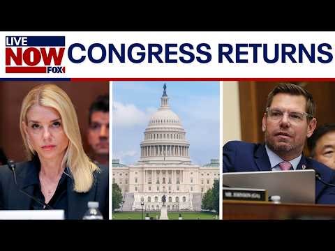 DHS funding, Bondi House deposition, Swalwell scandal take center stage as Congress returns