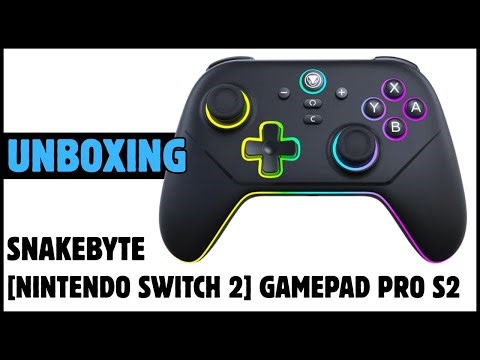 Snakebyte Gamepad PRO S2 Firmware Update Guide + Setup Tutorial For Switch 2