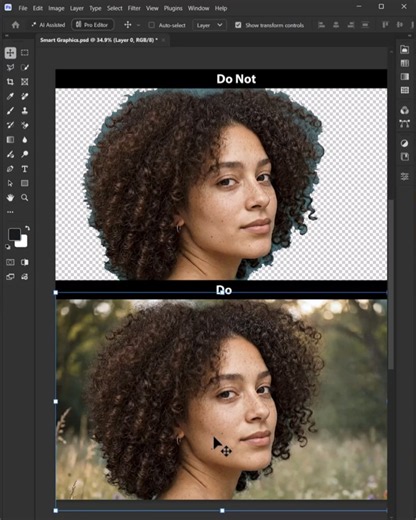 Remove Hair Background in Photoshop