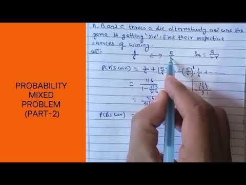 Probability mixed problem