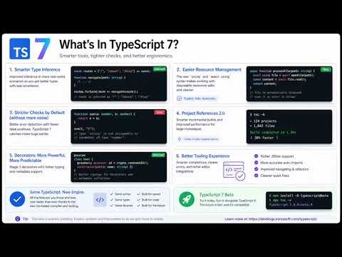 TypeScript 7 Is Rewritten in Go… (This Is Big)