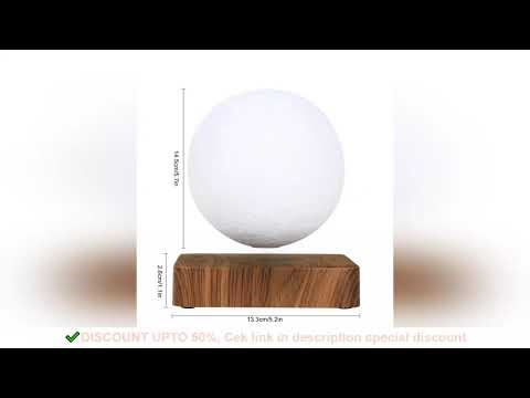 Moon Lamp Creative 3D Magnetic Levitation LED Night Light Rotating Moon Floating Lamp Home