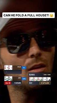 FULL HOUSE vs FULL HOUSE at $800,000 WPT Final Table 🥶 #poker #casino #pokerhands
