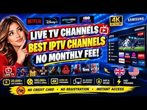 Live TV Channels | Best IPTV Channels | No Monthly Fee! (2027)