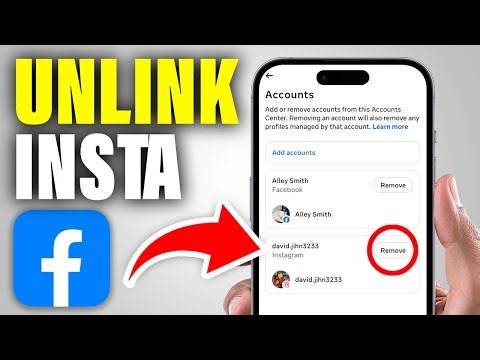 How to Remove/Unlink Instagram from Facebook