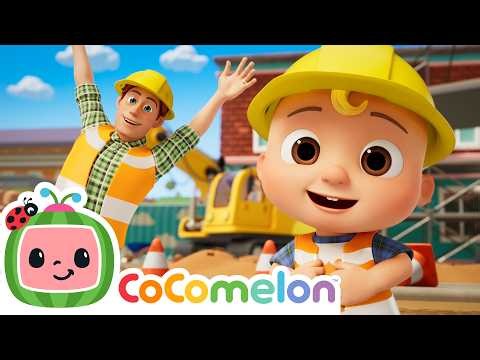 Construction Vehicles Song - Dump Trucks, Excavators + More | CoComelon Nursery Rhymes & Kids Songs