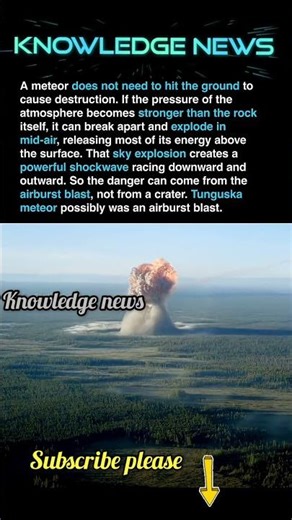 Asteroids Can Explode Before Touching Earth #universe #deepspace #meteor