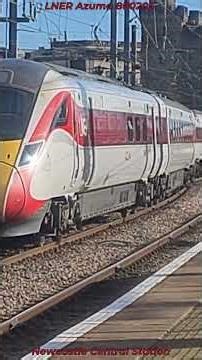 LNER Azuma 800203 Departs Newcastle Central Station